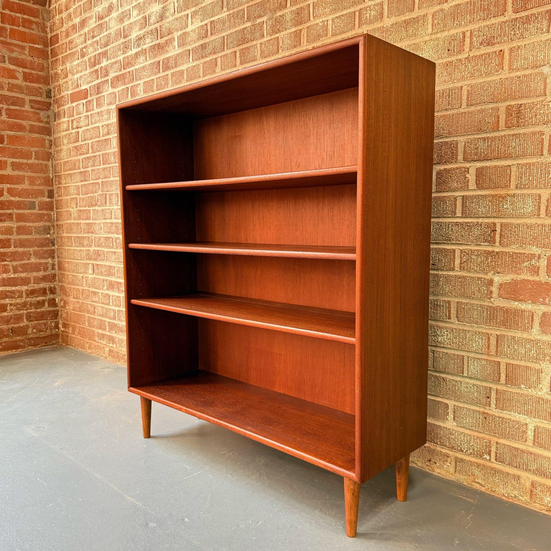 Teak Bookcase by Peter Hvidt and Orla Mølgaard-Nielsen – MidMod Decor