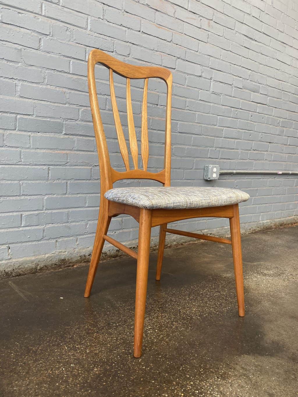 "Ingrid" teak dining chairs by Niels Koefoed Dining Chairs Koefoeds Møbelfabrik 