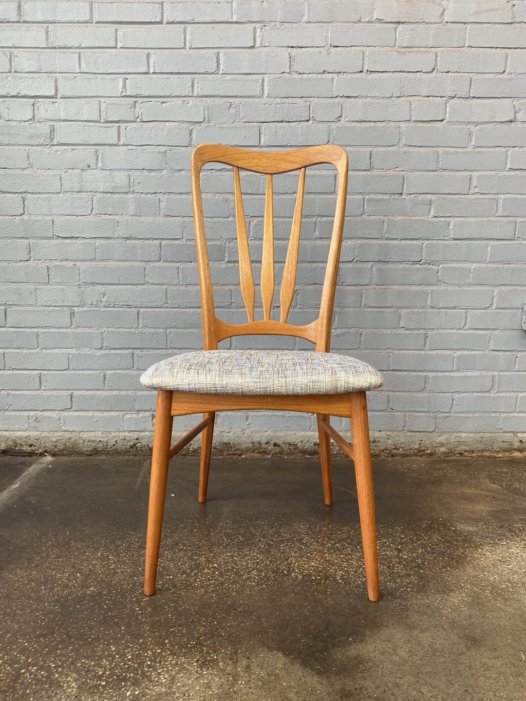 "Ingrid" teak dining chairs by Niels Koefoed Dining Chairs Koefoeds Møbelfabrik 