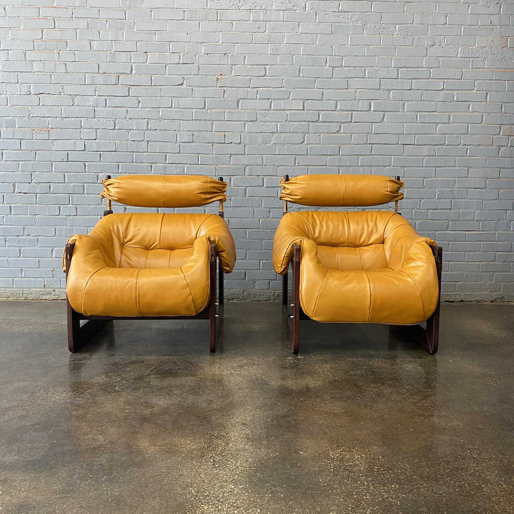 Pair of MP-97 Chairs by Percival Lafer Lounge Chairs MP Lafer 