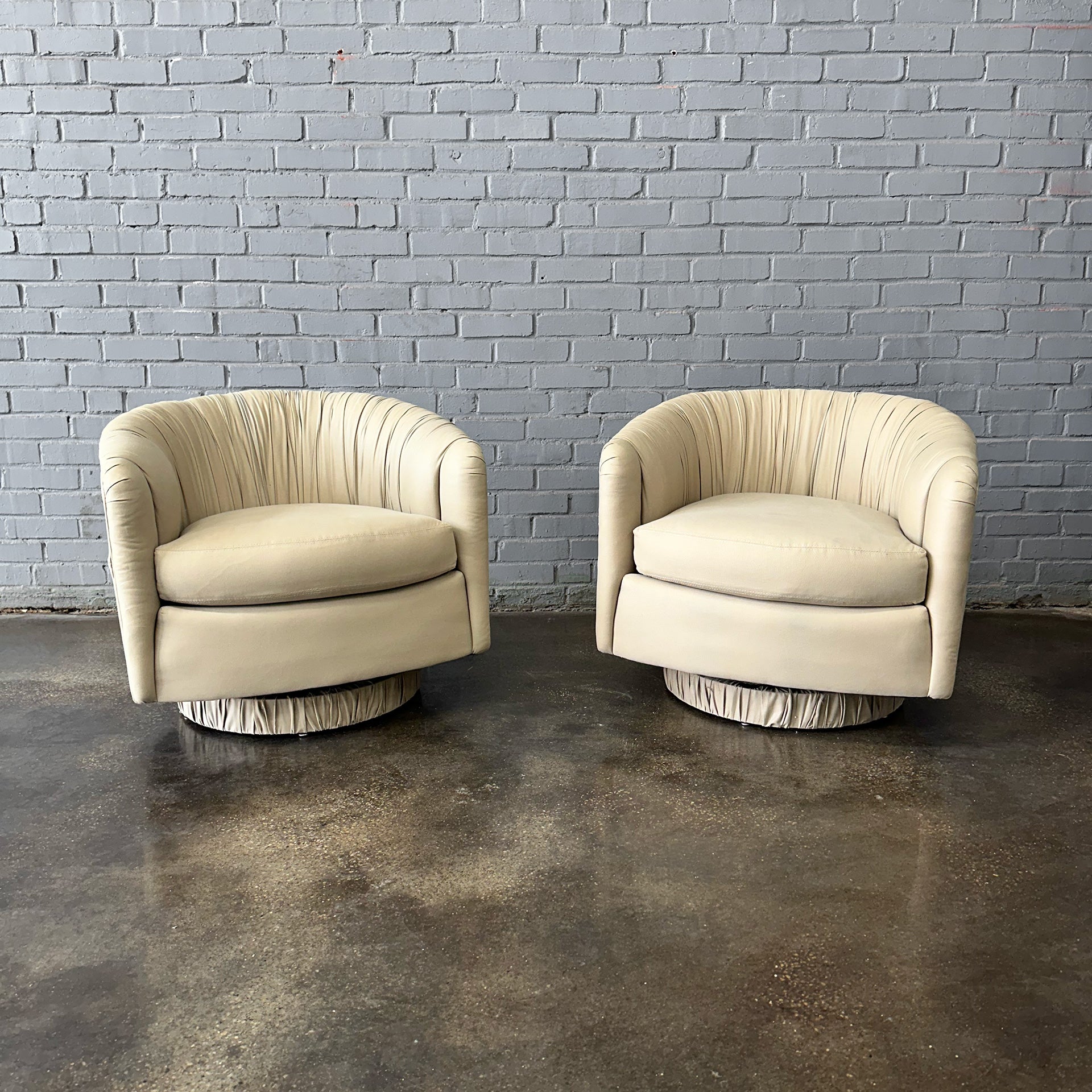 Barrel Swivel Chairs Produced by Hekman-Dansen Contemporary