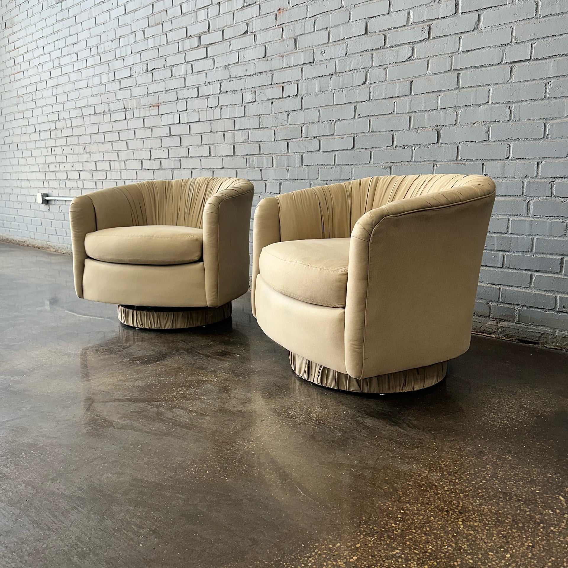 Barrel Swivel Chairs Produced by Hekman-Dansen Contemporary