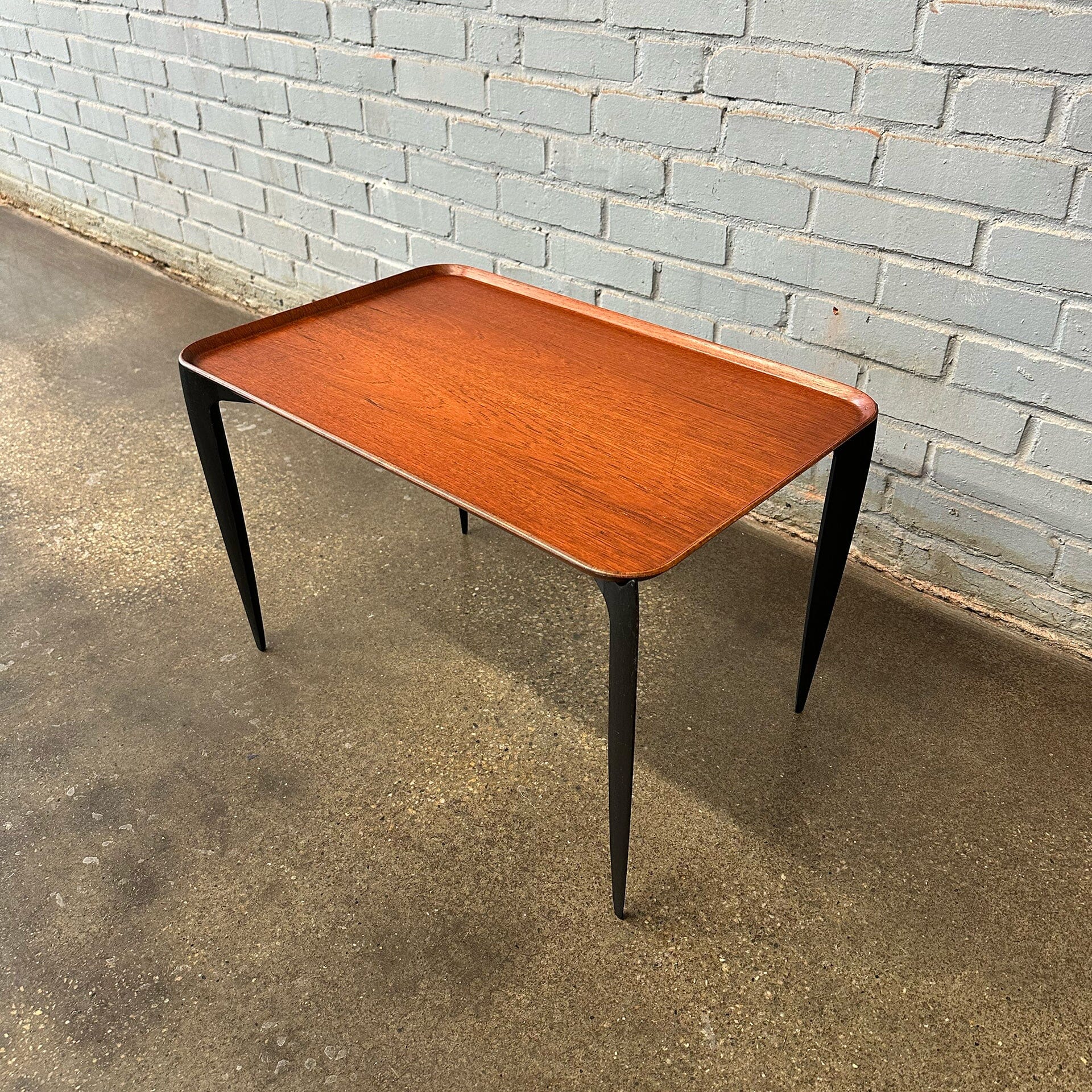 Fritz Hansen Teak Tray Table – MidMod Decor