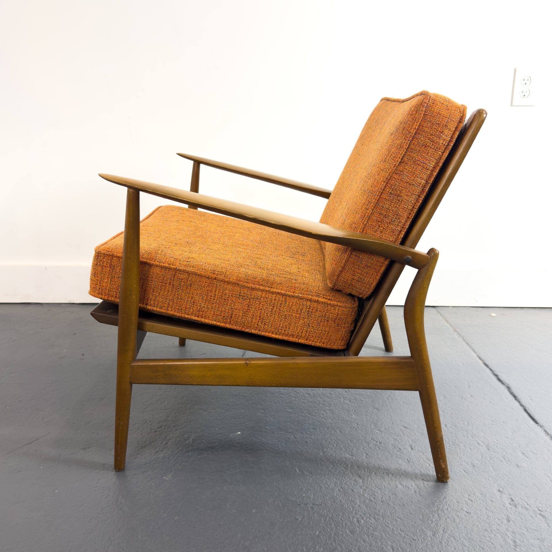 [Brady×B&Y LOEFF] BOWFELL Ib Kofod Larsen Woven-Backed Lounge Chair – MidMod Decor