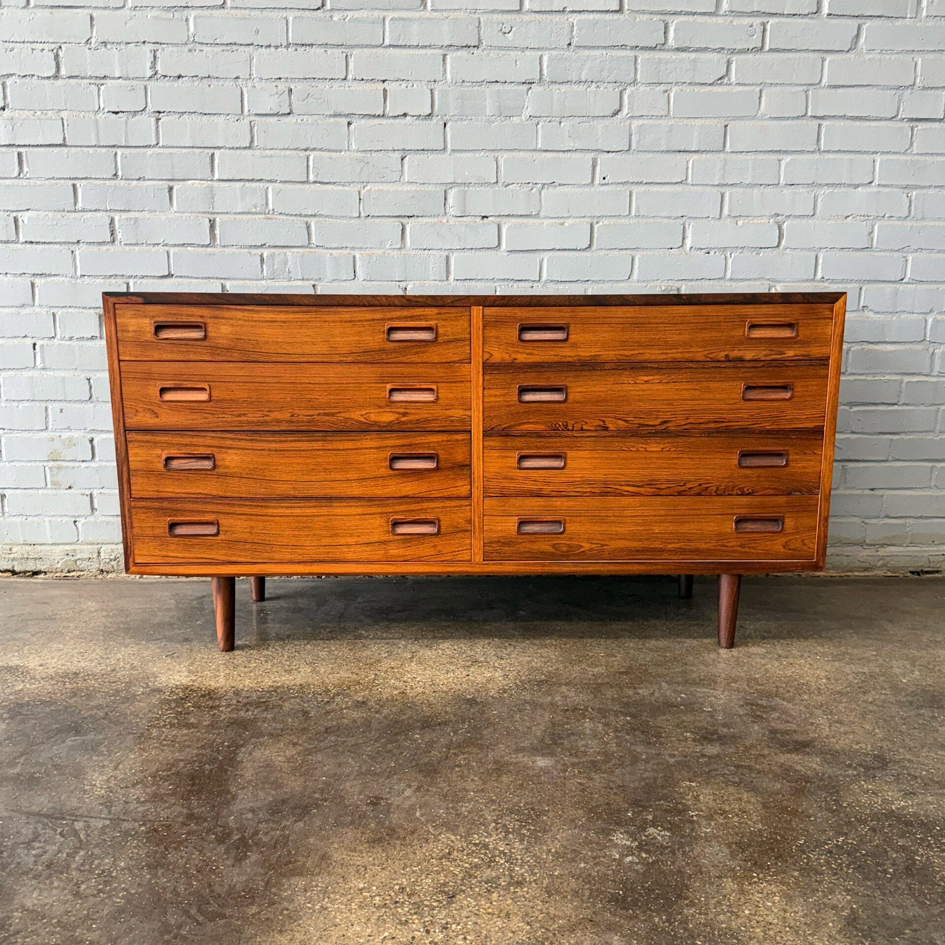 chinese dress ladies Long 8 Drawer Rosewood Dresser by Hundevad (2 of 2) – MidMod Decor