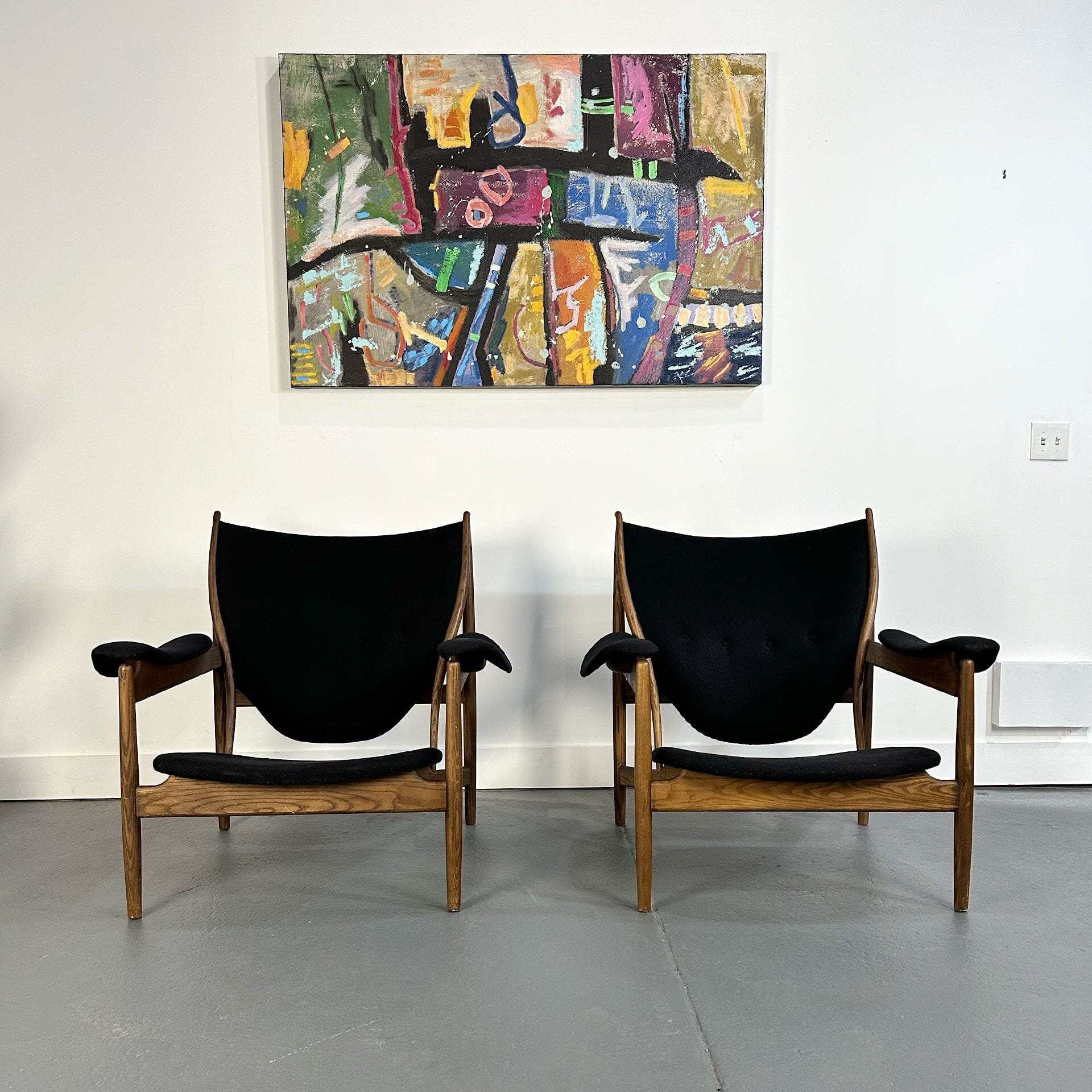 Pair of Chieftain Chairs in the style of Finn Juhl Arm Chairs Unknown 