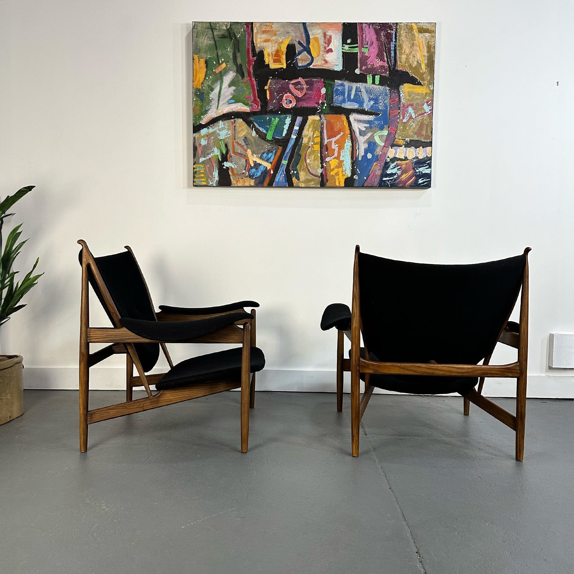 Pair of Chieftain Chairs in the style of Finn Juhl Arm Chairs Unknown 