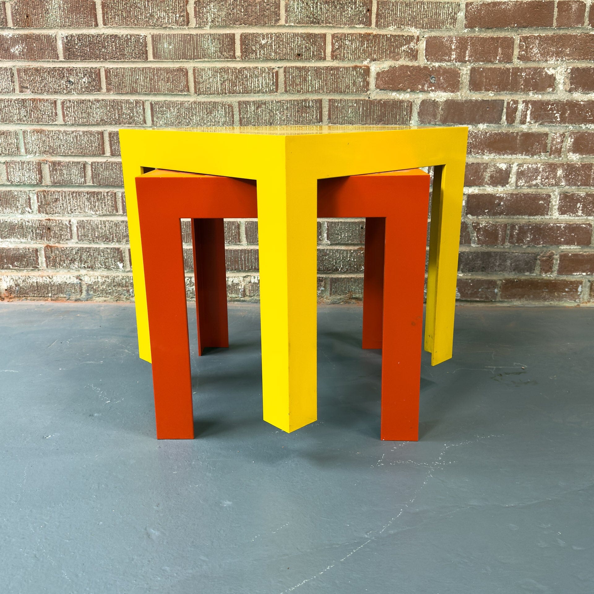 Pair of Syroco Parsons Side Tables – MidMod Decor