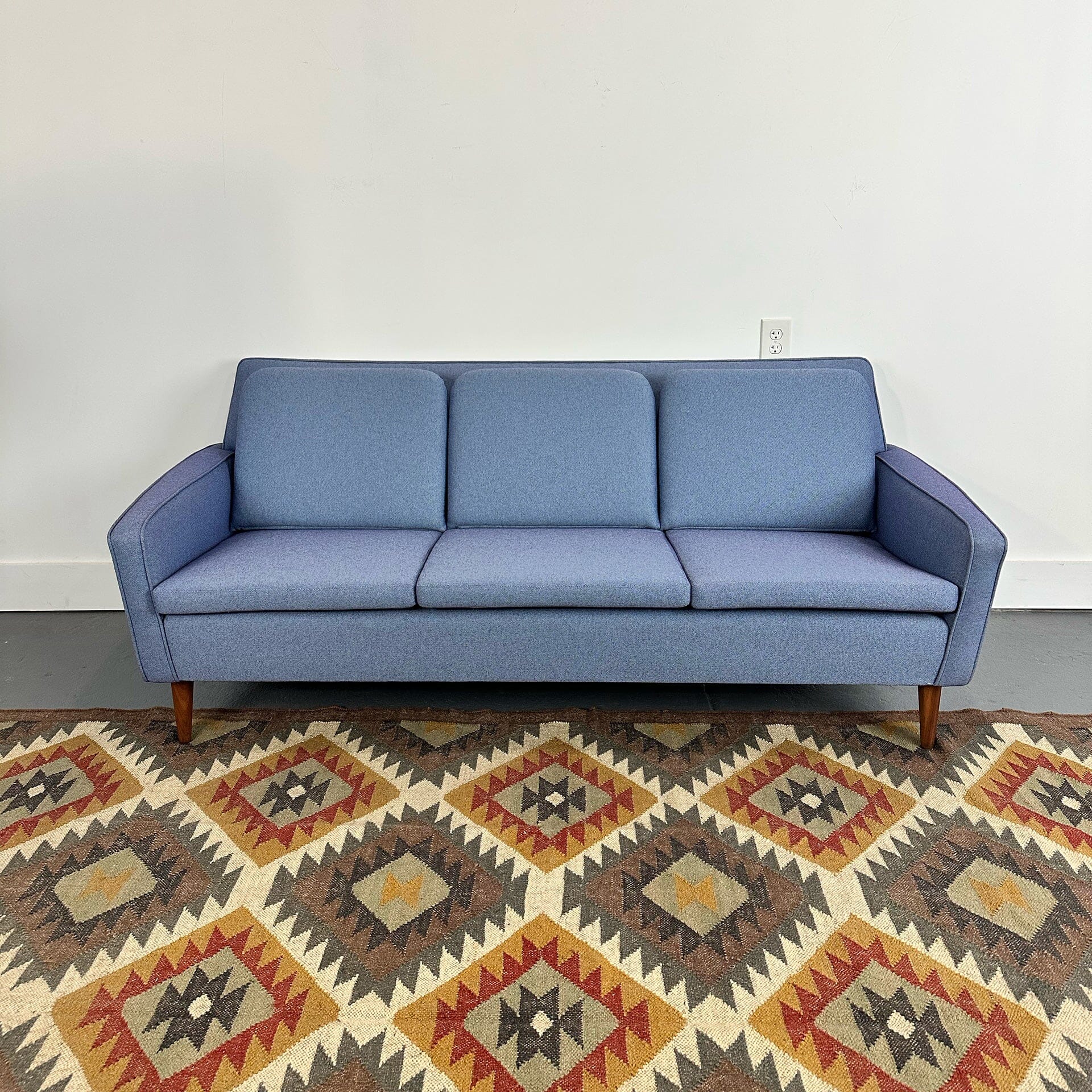 Petite Danish Modern 3 Seat Sofa by DUX Sofa / Couch Dux 