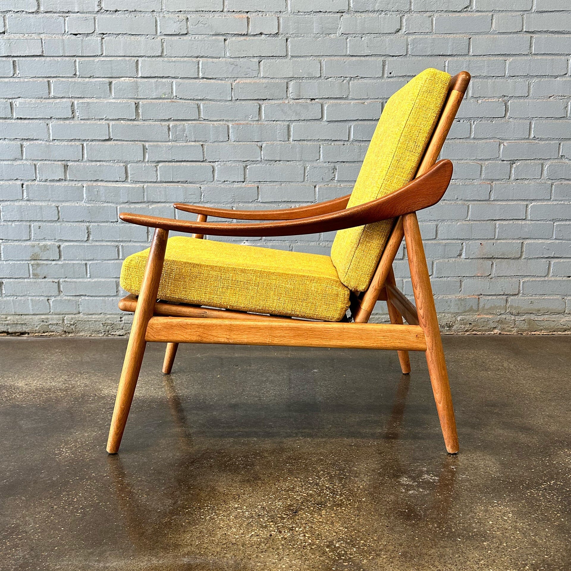 Rare Kurt Østervig Reclining Lounge Chair in Teak and Oak Lounge Chairs Jason Mobler 