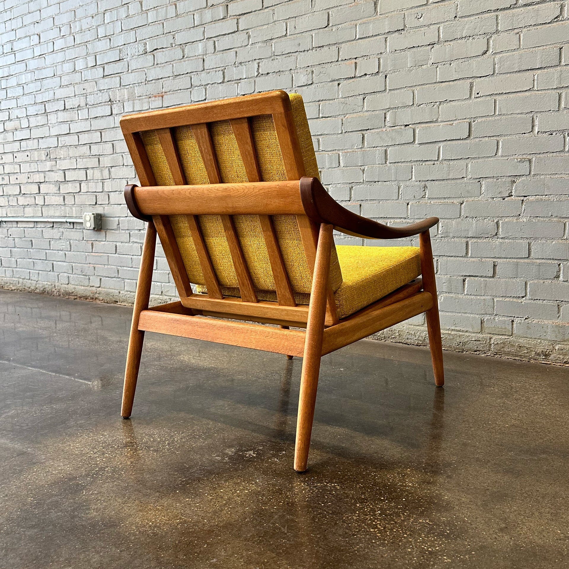 Rare Kurt Østervig Reclining Lounge Chair in Teak and Oak Lounge Chairs Jason Mobler 