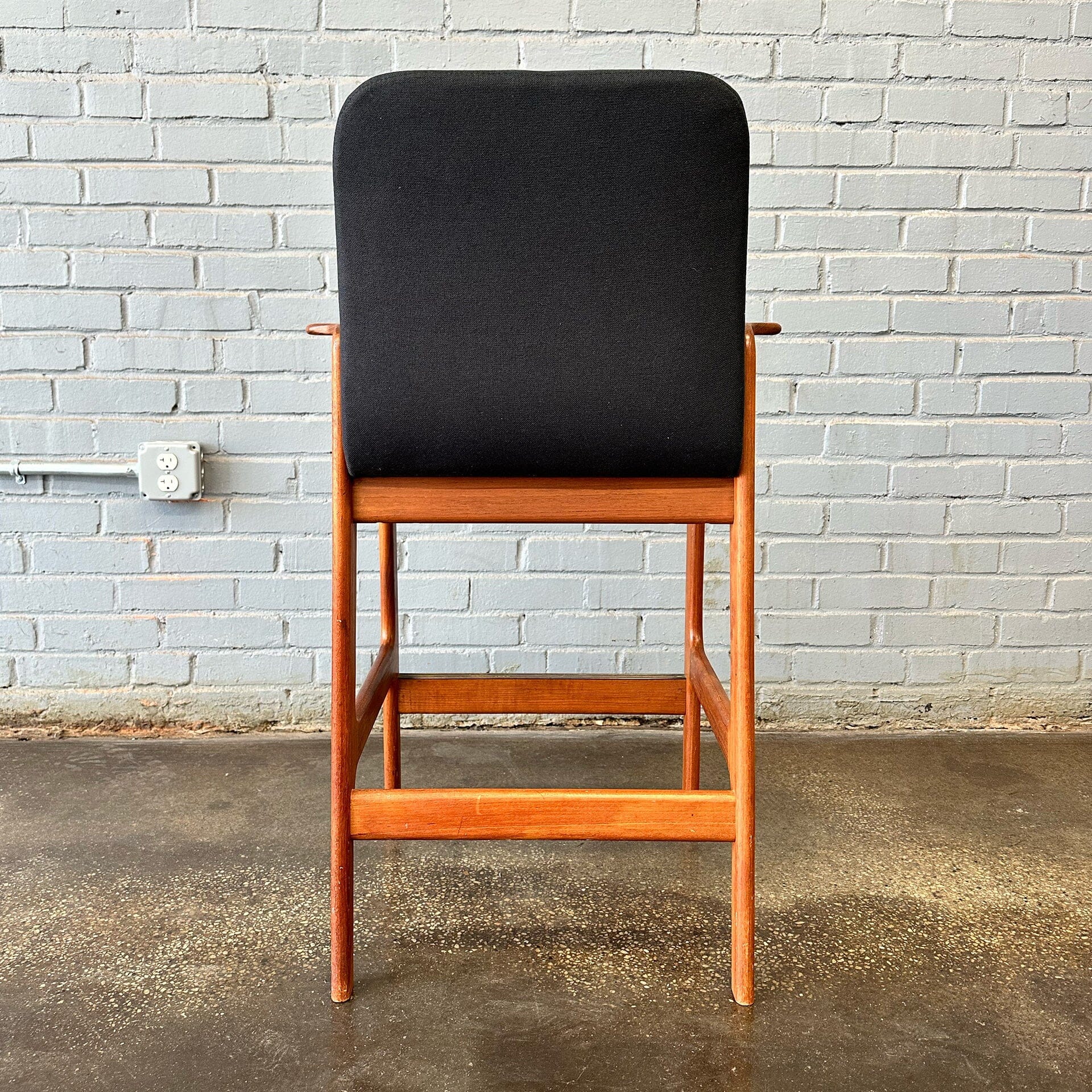 Set of 3 Teak Bar Stools by Benny Linden Benches / Stools Benny Linden 