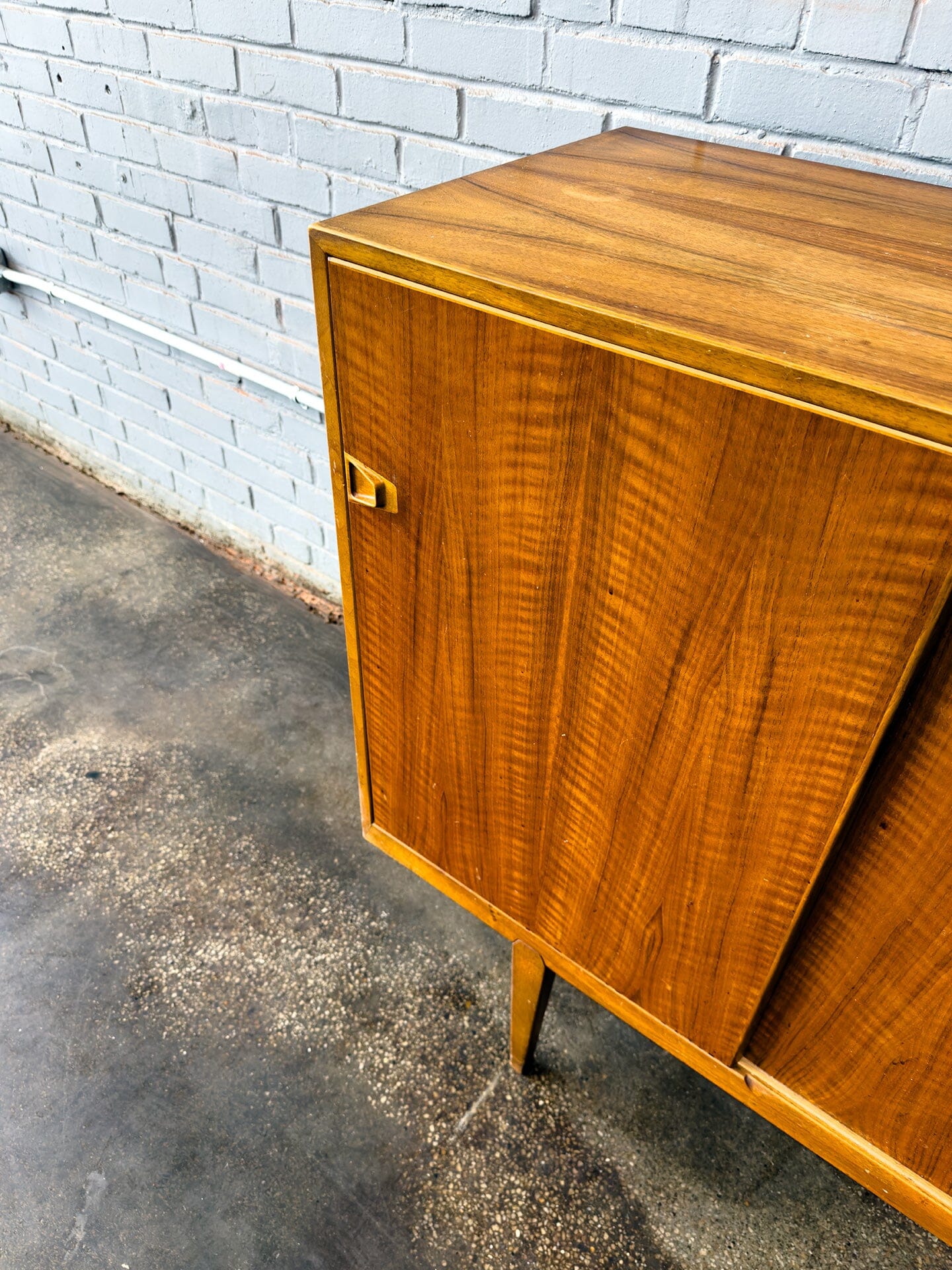 Tall Teak Credenza or Sideboard by Brande Møbelindustri Sideboards Brande Møbelindustri 