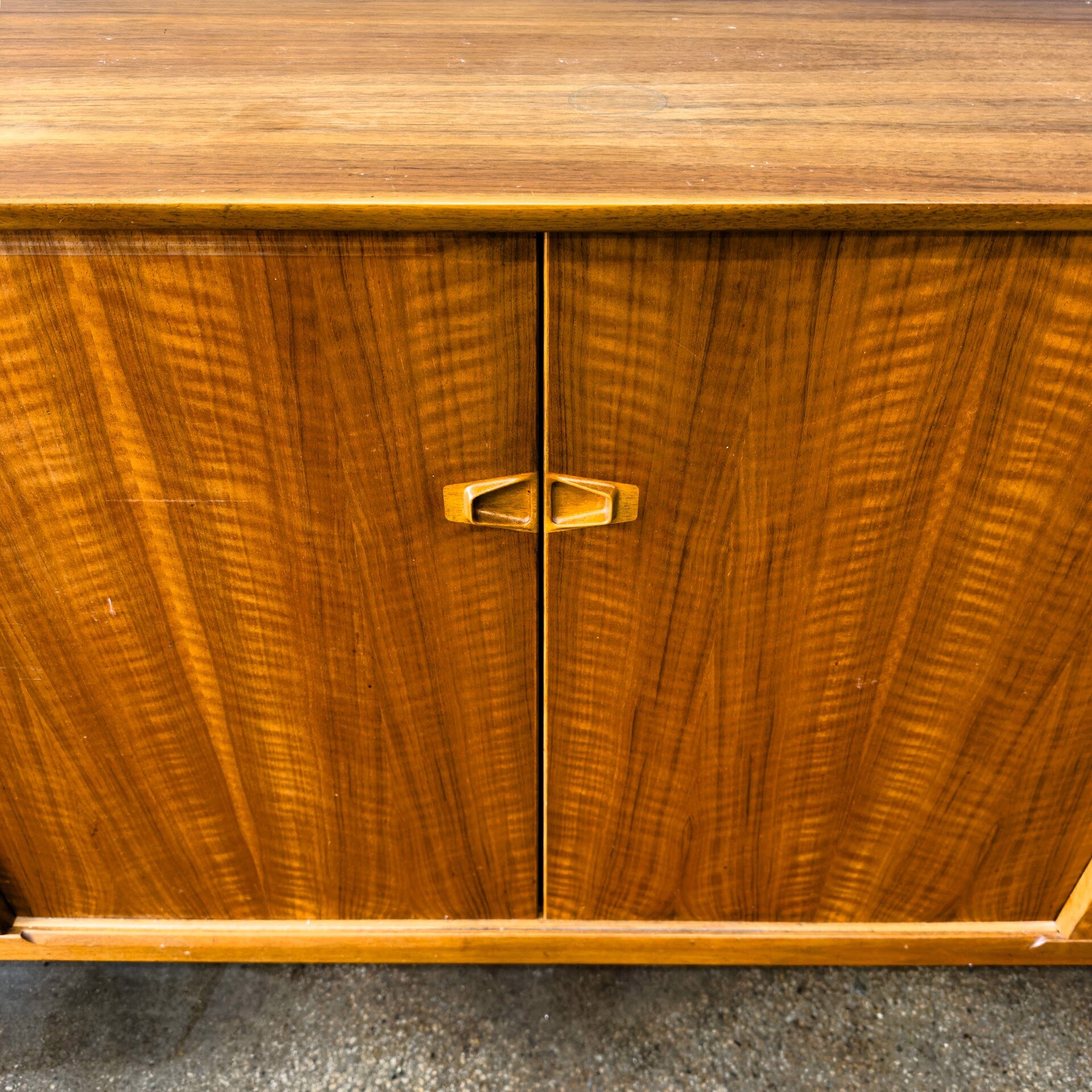 Tall Teak Credenza or Sideboard by Brande Møbelindustri Sideboards Brande Møbelindustri 