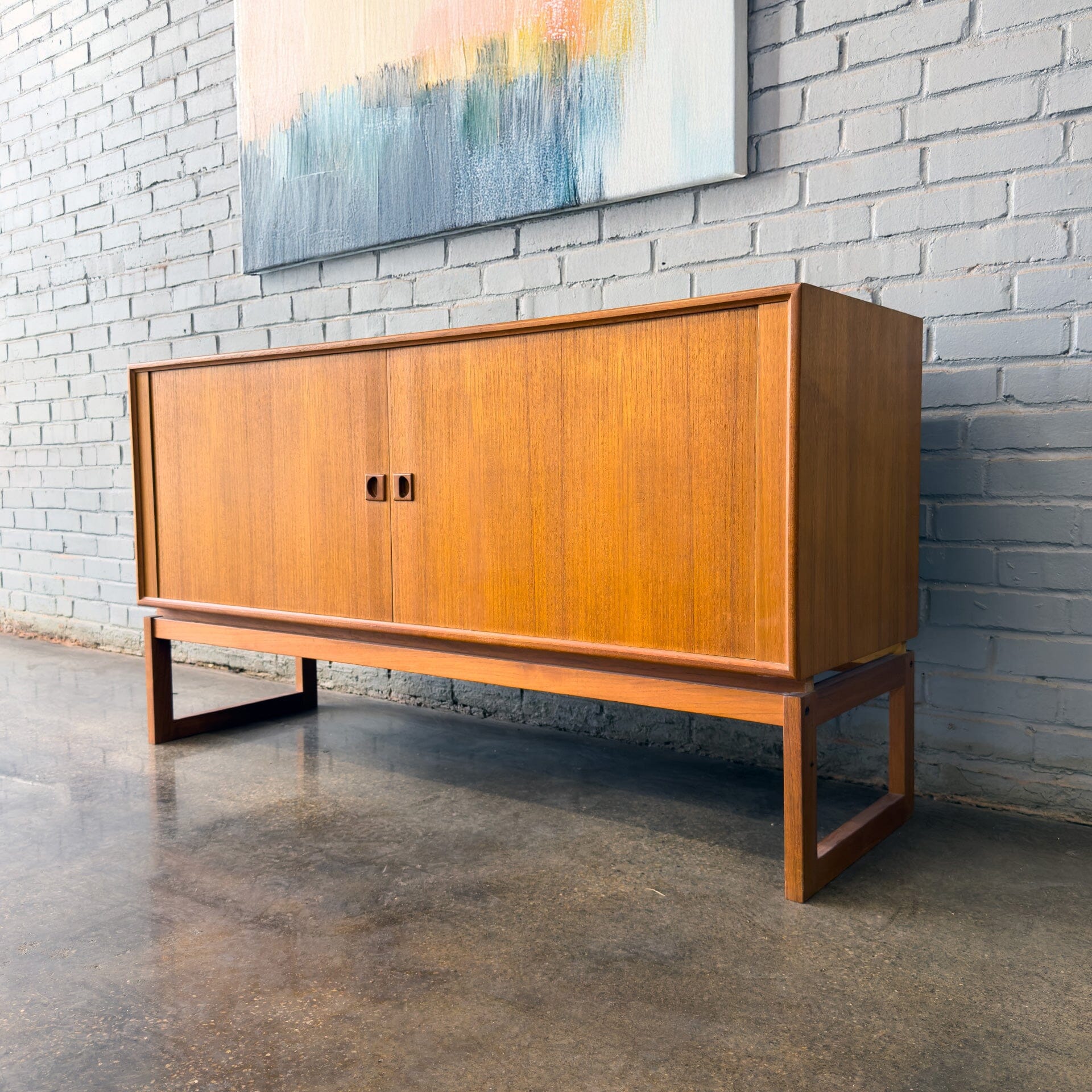 Teak Credenza by Axel Christensen Credenza ACO Mobler 