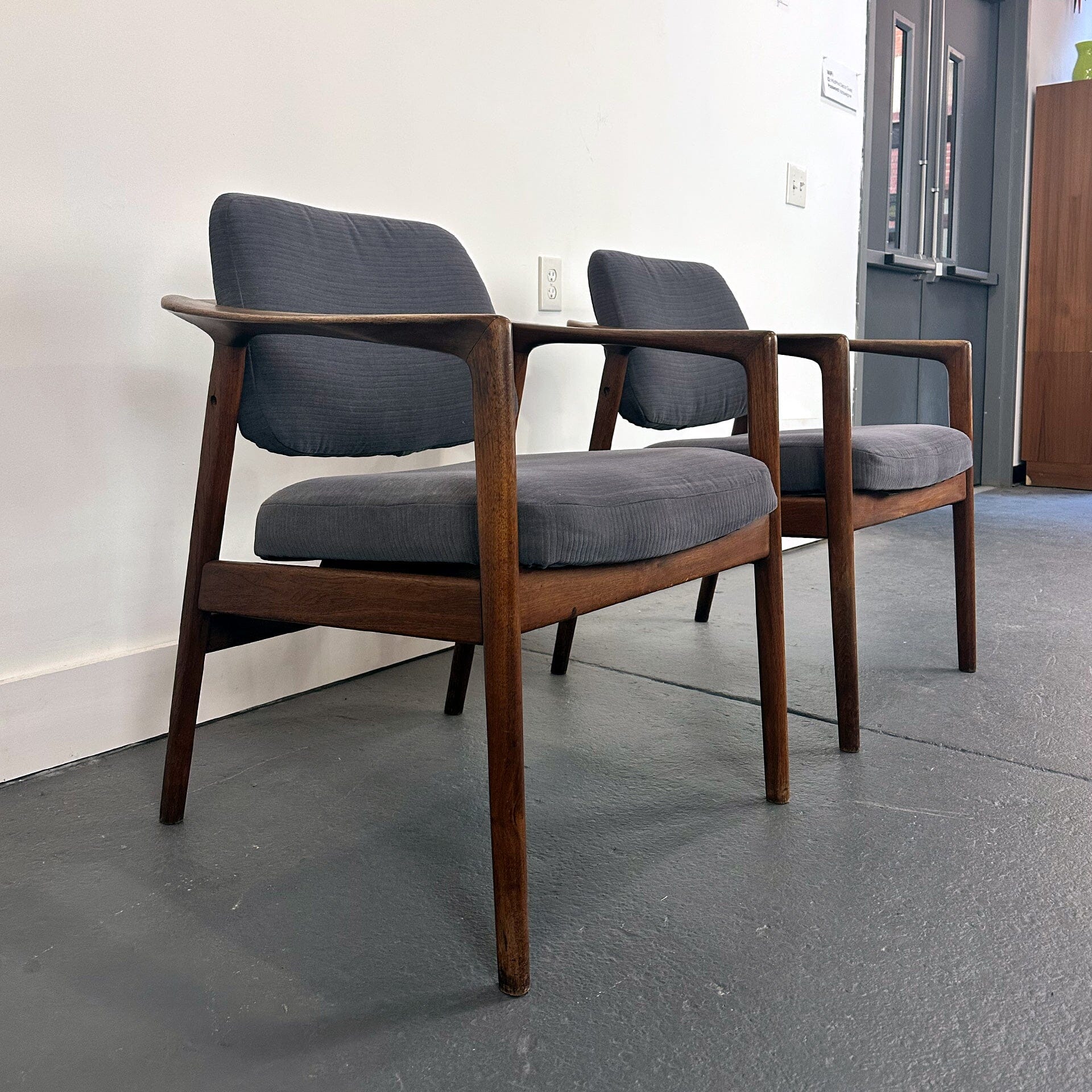 Teak Danish Modern Armchairs by Dux Arm Chairs Dux 