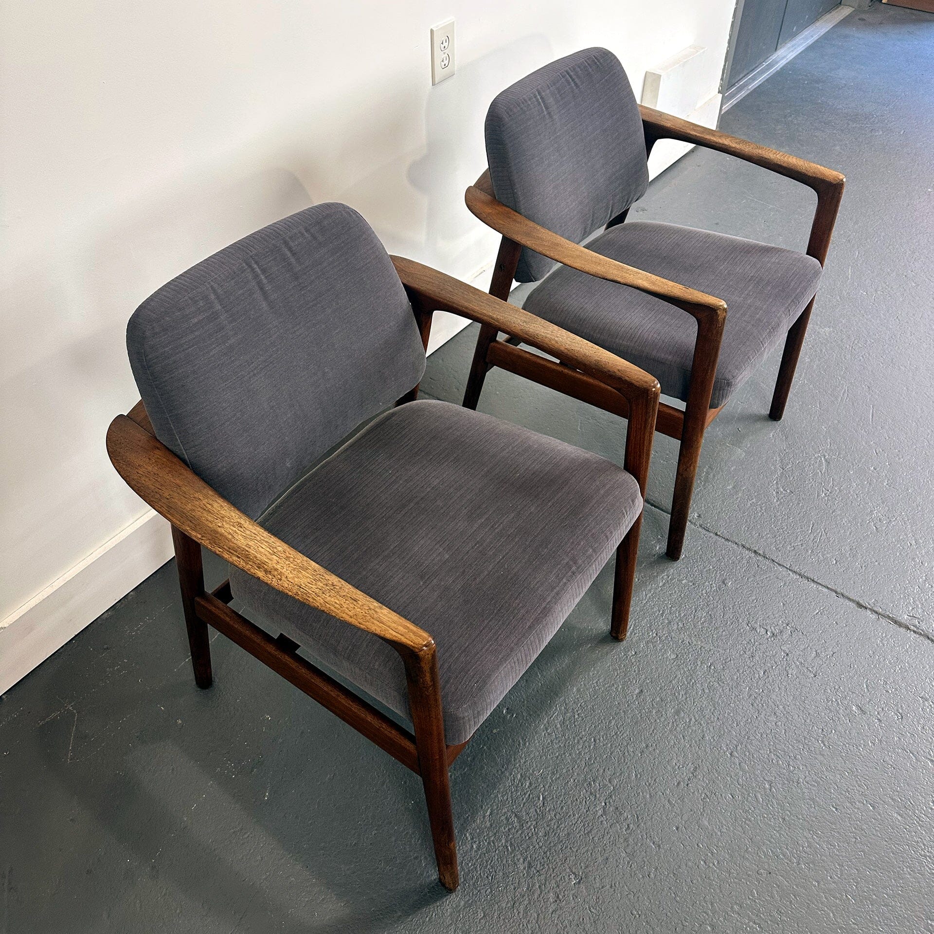 Teak Danish Modern Armchairs by Dux Arm Chairs Dux 