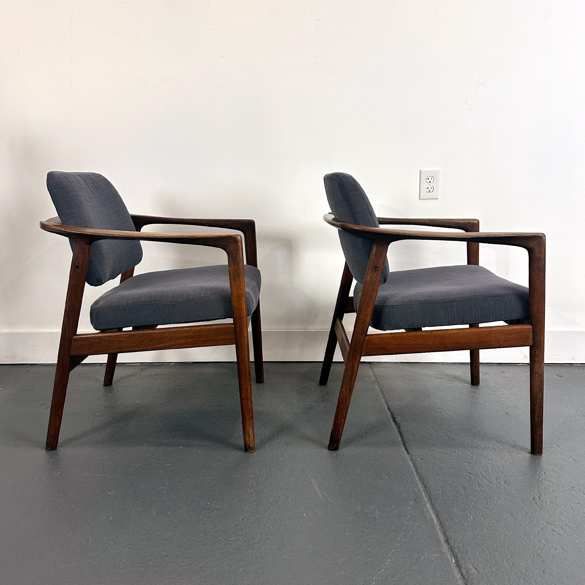 Teak Danish Modern Armchairs by Dux Arm Chairs Dux 