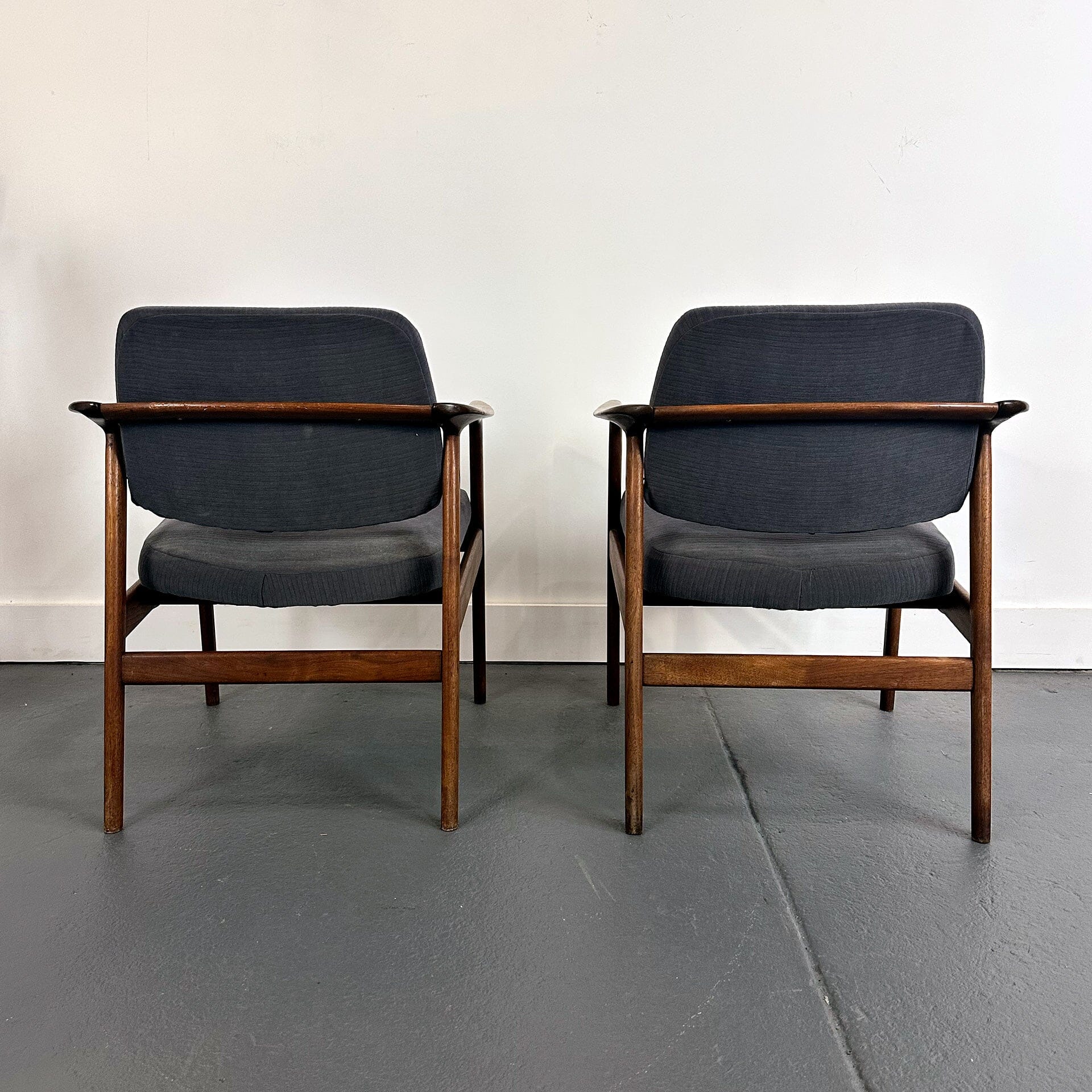 Teak Danish Modern Armchairs by Dux Arm Chairs Dux 