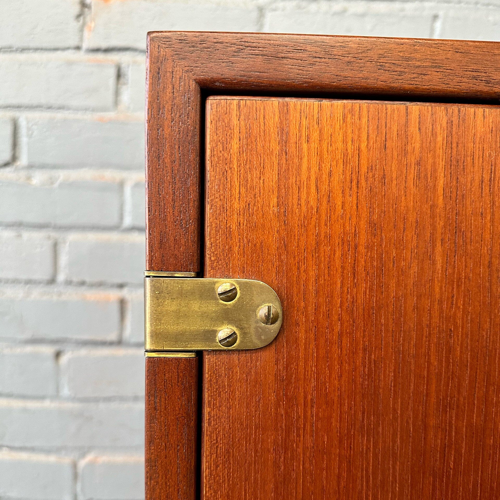 Vertical Teak Record Cabinet by Borge Mogensen Record Storage P. Lauritsen and Son 