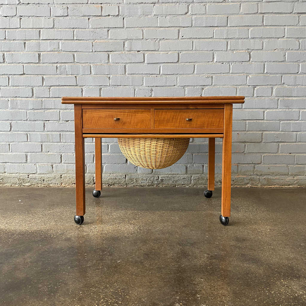 Danish Sewing Table Side Tables Unknown 