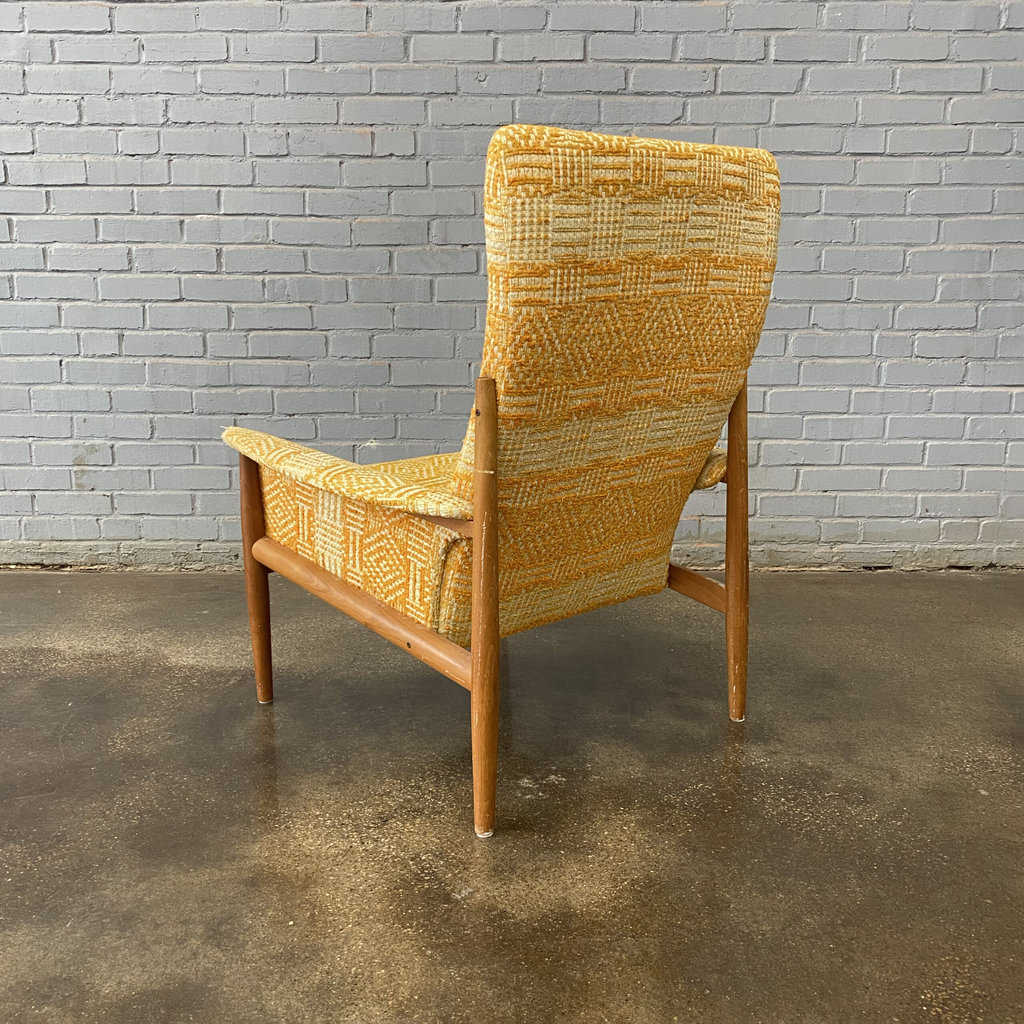 High back lounge chair designed by Grete Jalk Seating France and Søn 