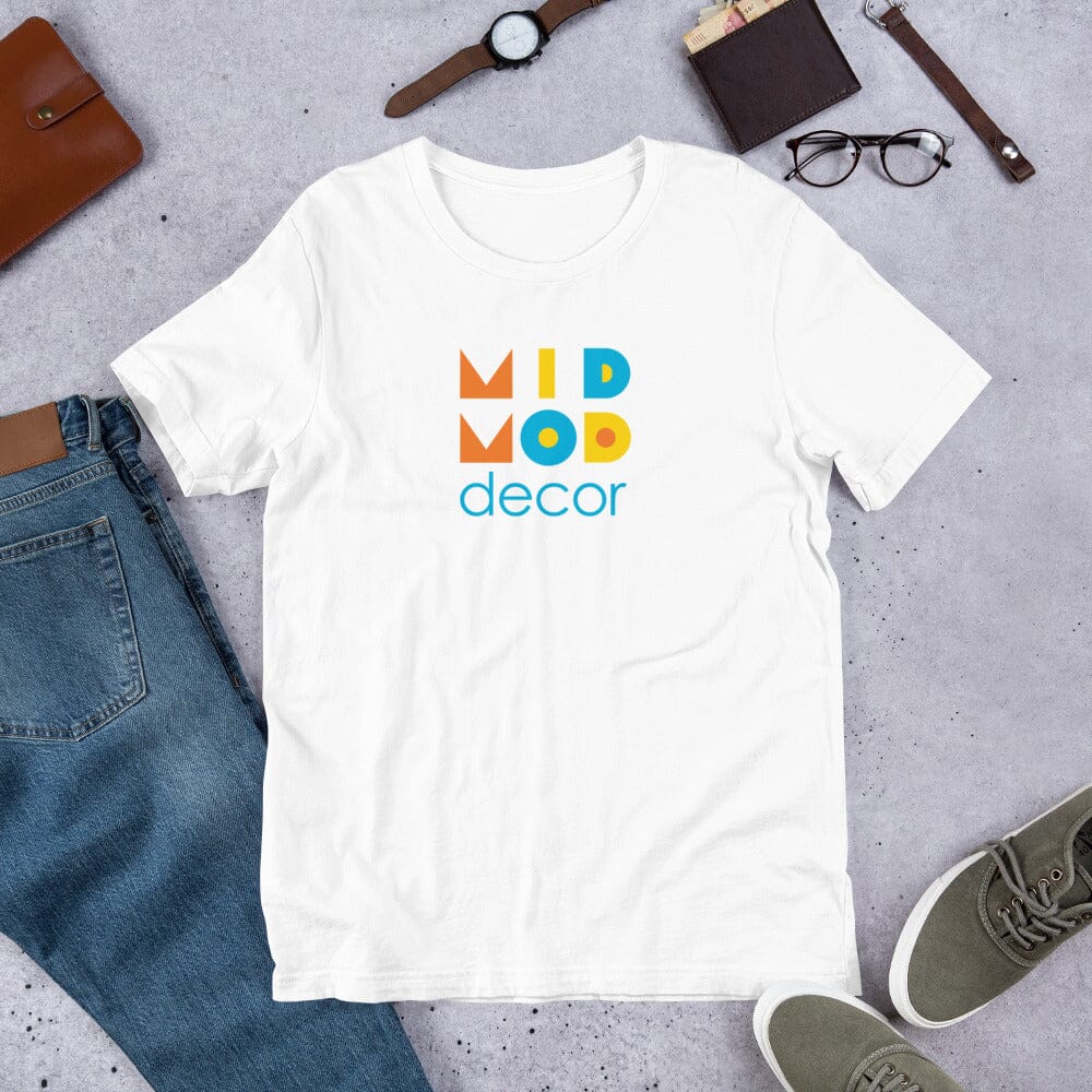 MidMod Decor – Unisex t-shirt MidMod Decor White XS 