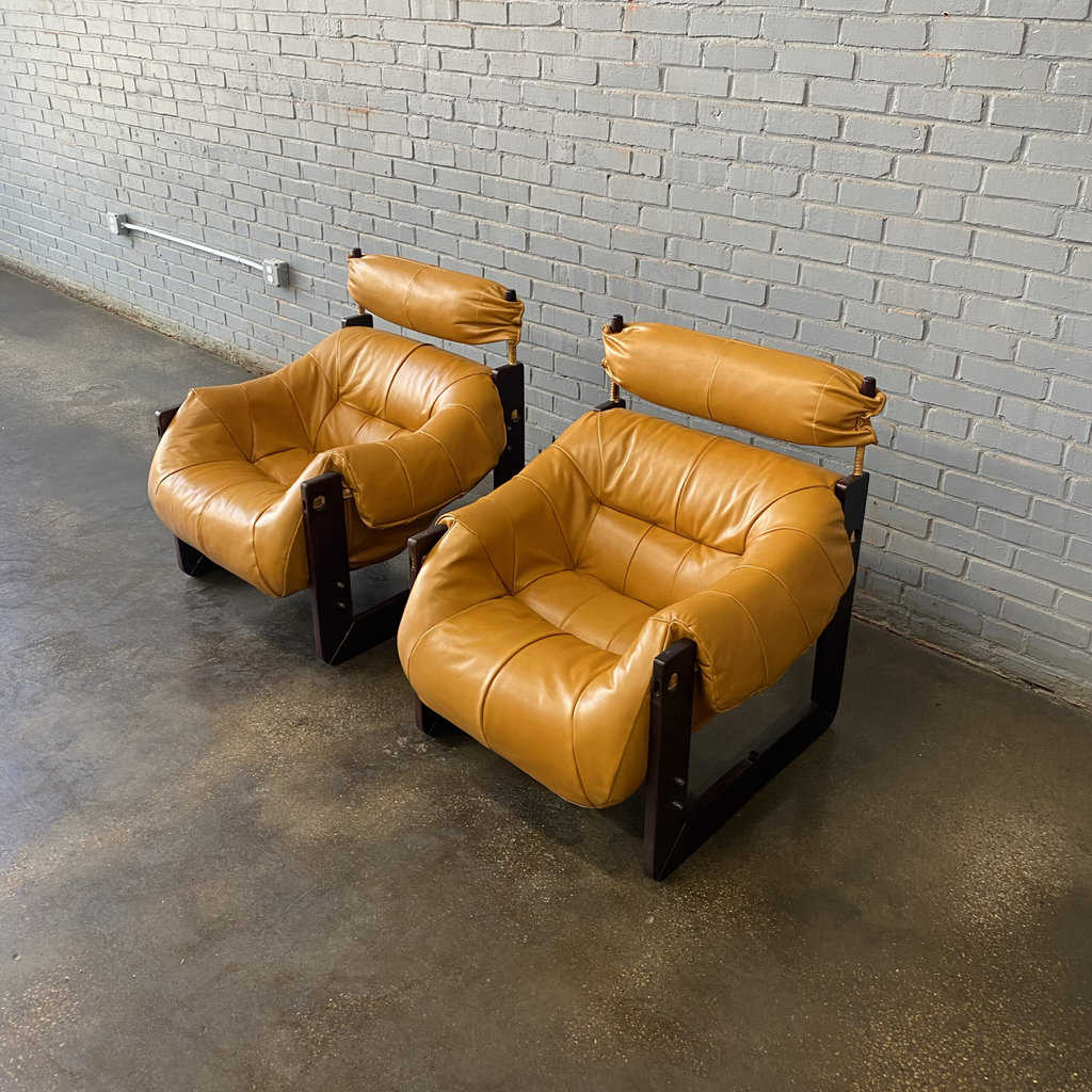 Pair of MP-97 Chairs by Percival Lafer Lounge Chairs MP Lafer 