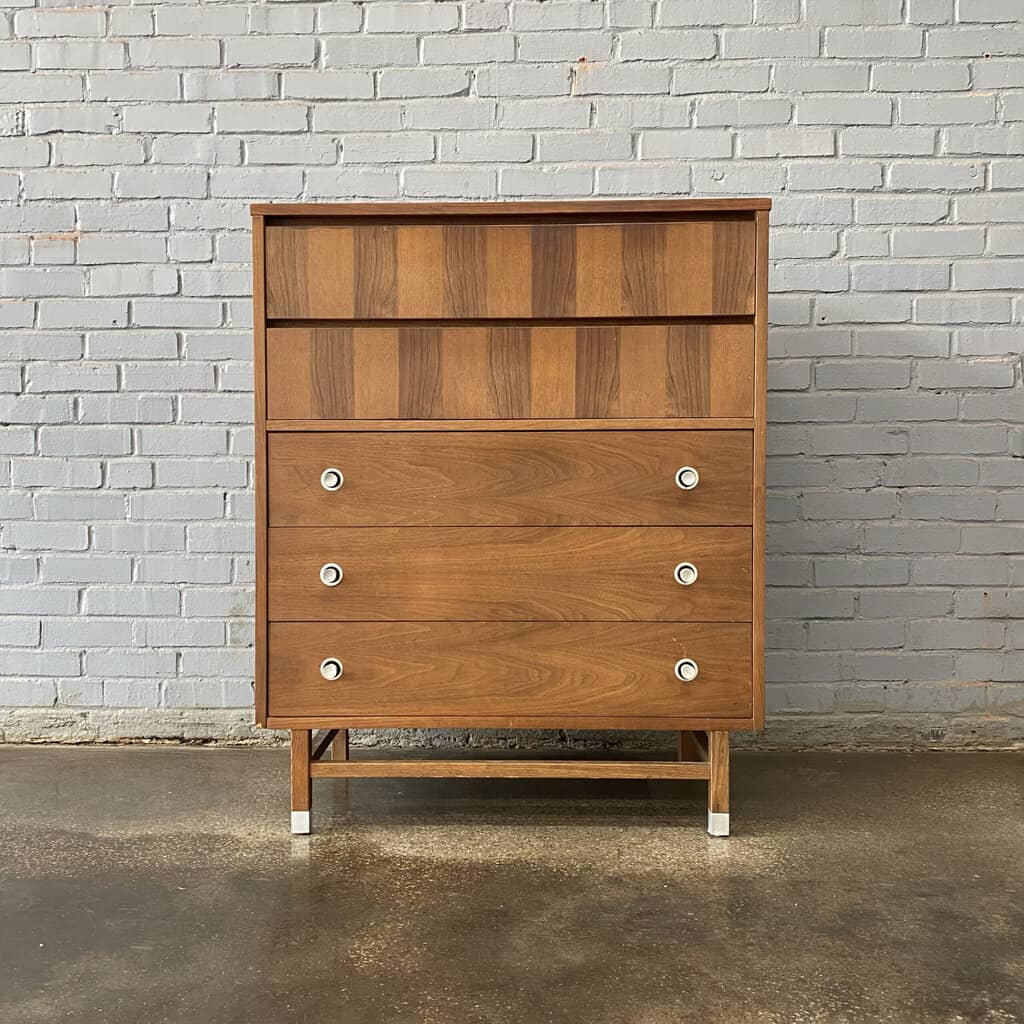 stanley mid century modern dresser Stanley Highboy Dresser