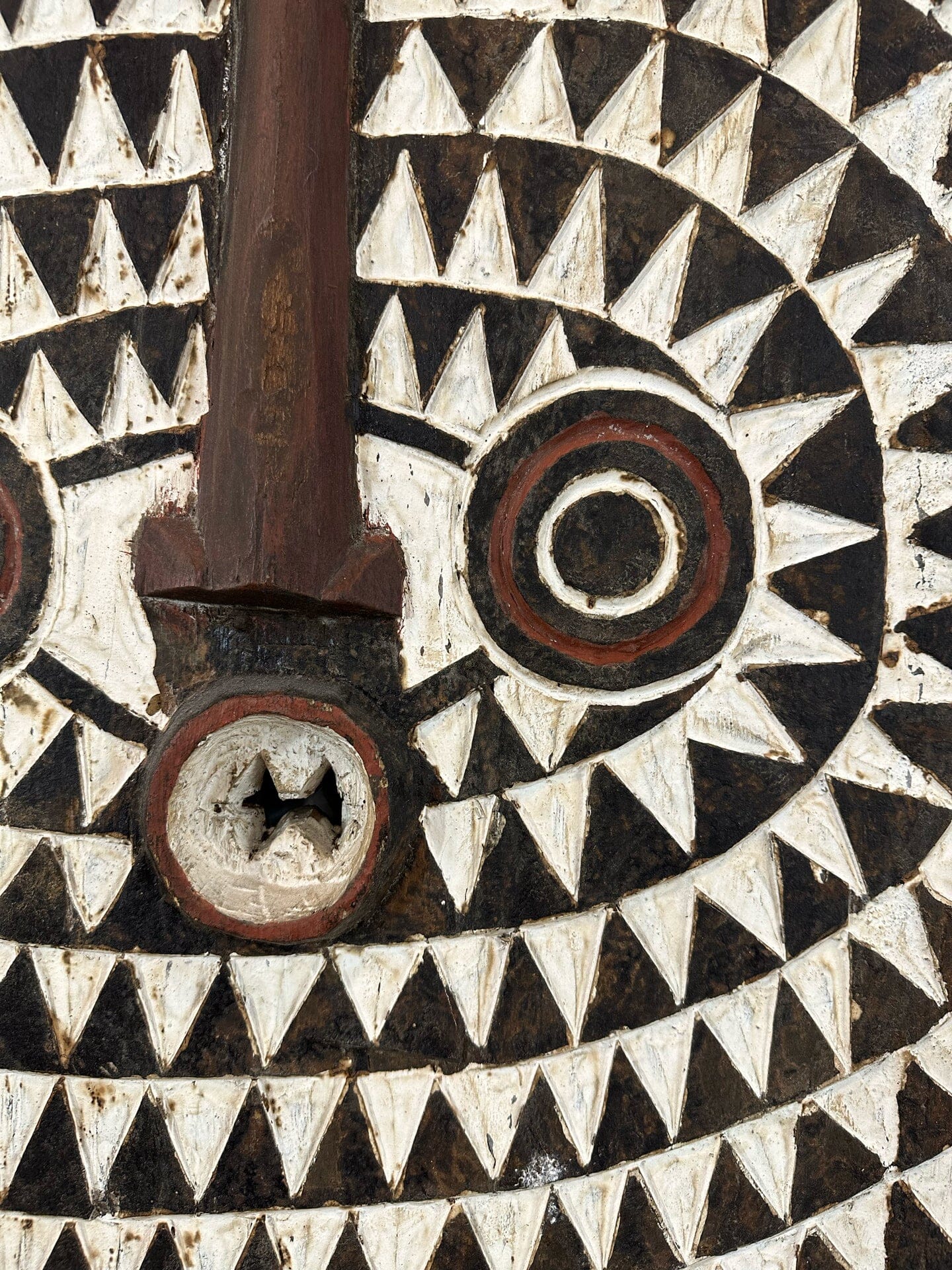 Vintage Bobo-Bwa Sun Mask Art Bobo-Bwa Tribe 
